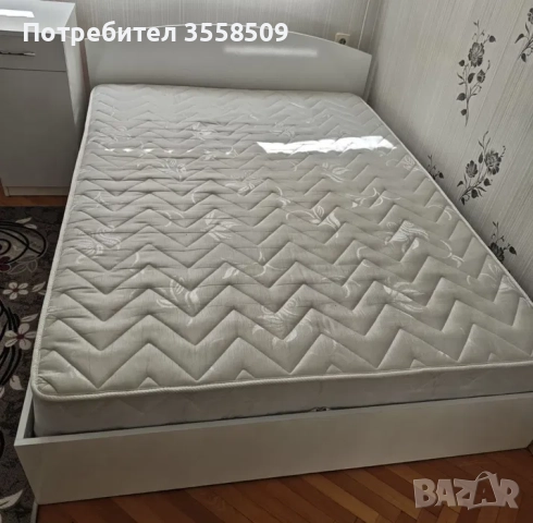 Спалня с матрак - размер 190/140, снимка 2 - Спални и легла - 52479652
