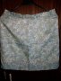 Дамска лятна къса пола с подплата синьозелена, снимка 1 - Поли - 29020890