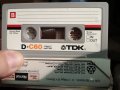 Аудио касети (аудиокасети) TDK D60, ТDK D C60- за презапис, снимка 2
