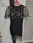 Продавам ластична дамска рокля с тюл размер М, снимка 2