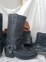 ПРОДАДЕН КАТО НОВИ мото тиин боти,УНИСЕКС БОТУШИ, 42 - 43, BIKER BOOTS, рокер боти, чопър, хард, снимка 4