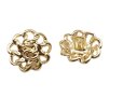 Луксозни златисти метални копчета, диаметър: 20мм/2см, цвете/флорални, снимка 6