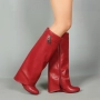 Дамски боти на висок ток, 3цвята , снимка 13