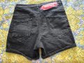 черни къси дънки Паус, снимка 2