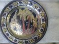 Метална чиния за стена сувенир от Тунис, снимка 1 - Други ценни предмети - 36985508