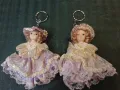 Порцеланови кукли ключодържатели, снимка 1