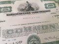 Сертификат за притежание на 100 акции (САЩ) | Harnischfeger Corporation | 1966г., снимка 1 - Други ценни предмети - 34876131
