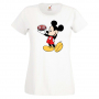 Дамска тениска Mickey Mouse KIA .Подарък,Изненада,, снимка 1 - Тениски - 36528702
