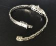 Антична бижутерия / гривна сребро 925 с прозрачни топази, снимка 4