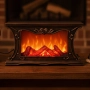 Декоративна LED камина с реалистичен ефект на пламък и жарава, снимка 5