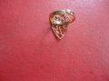 Страхотен позлатен пръстен Lina с камъни, снимка 6