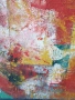 Цвятко Цветков 65см/голяма абстрактна българска картина масло върху платно/ексресионизъм, снимка 4