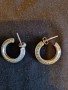 Сребърни обеци старинни, снимка 1