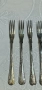 Комплект малки посребрени вилички , снимка 12