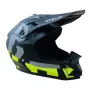 Кросова каска черно с неон и графит, За мотор, Атв, Велосипед, S, M., снимка 1