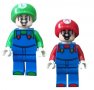 3 бр Супер Марио SUPER Mario Луиджи фигурки за лего конструктор за игра и украса  торта пластмасови, снимка 2
