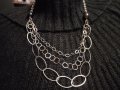 Сребърен комплект - колие и гривна (12), снимка 9