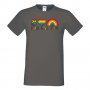 Мъжка тениска Peace Love Pride 1 multicolor Прайд,Празник.Повод,Изненада, снимка 5