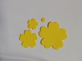 Елементи от гумена хартия EVA цветя 4 бр скрапбук декорация , снимка 6