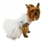 Булчинска рокля за куче Булчински рокли за кучета Сватбена рокля за куче Сватбени кучешки рокли, снимка 4