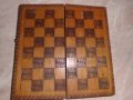 дървена кутийка за шах, снимка 1 - Шах и табла - 34580452