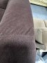 Кафяв ъглов диван от плат с функция сън "PP-QL11014", снимка 9
