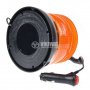 Сигнална LED лампа, мигаща, със захранване от запалка 10-30 VDC, снимка 2