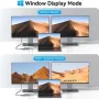 USB C към 2 HDMI адаптер за два монитора, 6 IN 1 докинг станция, снимка 4
