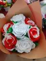 букети от сатенени рози , снимка 3