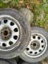 Зимни гуми с джанти голф 3 14", снимка 2