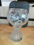 Стъклена ваза 28 см , снимка 1 - Вази - 40058628