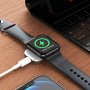 Beyeah Магнитен заряден адаптер за Apple Watch Ultra,SE/малък/лек/бързо зареждане/компактен, снимка 3