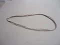 Уникално сребърно колие течно сребро 925, снимка 2