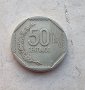 Монети .Перу. 10, 50 сентимос. 1 и 5 солес. 4 бройки., снимка 10