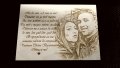 Гравирана снимка подарък за юбилей рожден ден кръщене или др пововд, снимка 8