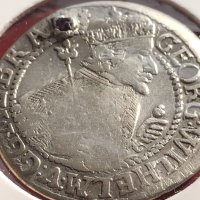 Сребърна монета 1/4 талер 1624г. Георг Вилхелм Кьониксберг Източна Прусия 14959, снимка 7 - Нумизматика и бонистика - 43001017