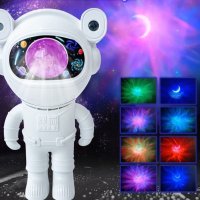 Лампа астронавт с 12 различни светлинни ефекти, снимка 2 - Детски нощни лампи - 43707443