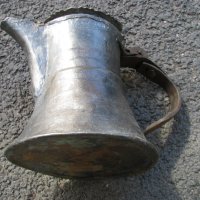Кана чайник джезве с капак, снимка 2 - Антикварни и старинни предмети - 28401887