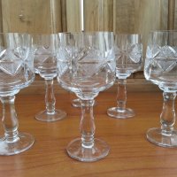 Кристални чаши за вино , снимка 6 - Антикварни и старинни предмети - 33126530