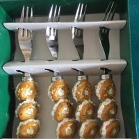 Интересни ножчета и вилички- за десерти и ордьоври, снимка 2 - Аксесоари за кухня - 36770017