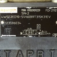 Серво клапан Rexroth 4WSE2ED10-51/60B9T315K31EV directional servo valve, снимка 13 - Резервни части за машини - 38005237