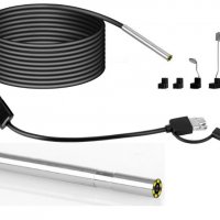 3.9 мм ендоскоп (и WiFi)-водоустойчив, висококачествен-USB/microUSB/C, снимка 1 - Камери - 28027373