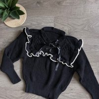 Стилна блуза плетиво Лилия  3цвята  , снимка 3 - Блузи с дълъг ръкав и пуловери - 43264769