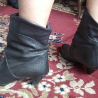 Нови дамски ботуши от естествена кожа, боти, обувки - номер 37, 38, снимка 4 - Дамски ботуши - 32242173