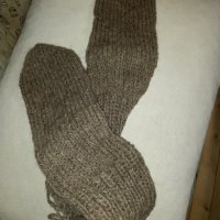 Ръчно плетени вълнени чорапи размер 42, снимка 2 - Други - 38594223