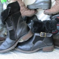 топли кафяви дамски боти, кубинки, ботуши,N- 38, Weather Rated Winter Snow Boots, естествена кожа +, снимка 14 - Дамски боти - 33415755