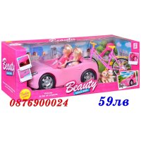 ПРОМО! Комплект Две кукли Барби в кола кабрио На Ски или Кемпер с Кен Детска играчка, снимка 2 - Кукли - 43071005