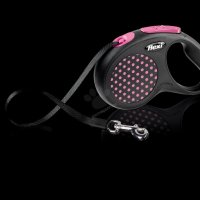 Flexi Dots Design Tape Leashes S - автоматичен повод за кучета, снимка 3 - За кучета - 28354486
