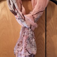 Нови шалове розово пастелни, снимка 4 - Шалове - 27012252