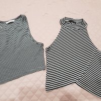  Къси бюстиета Zara и bershka , снимка 2 - Корсети, бюстиета, топове - 28850829